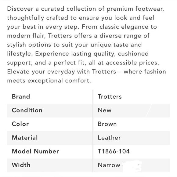 Trotters SHARP Brown Leather Faux Reptile Design Cushioned Slip On Ballet Flat - Picture 2 of 16